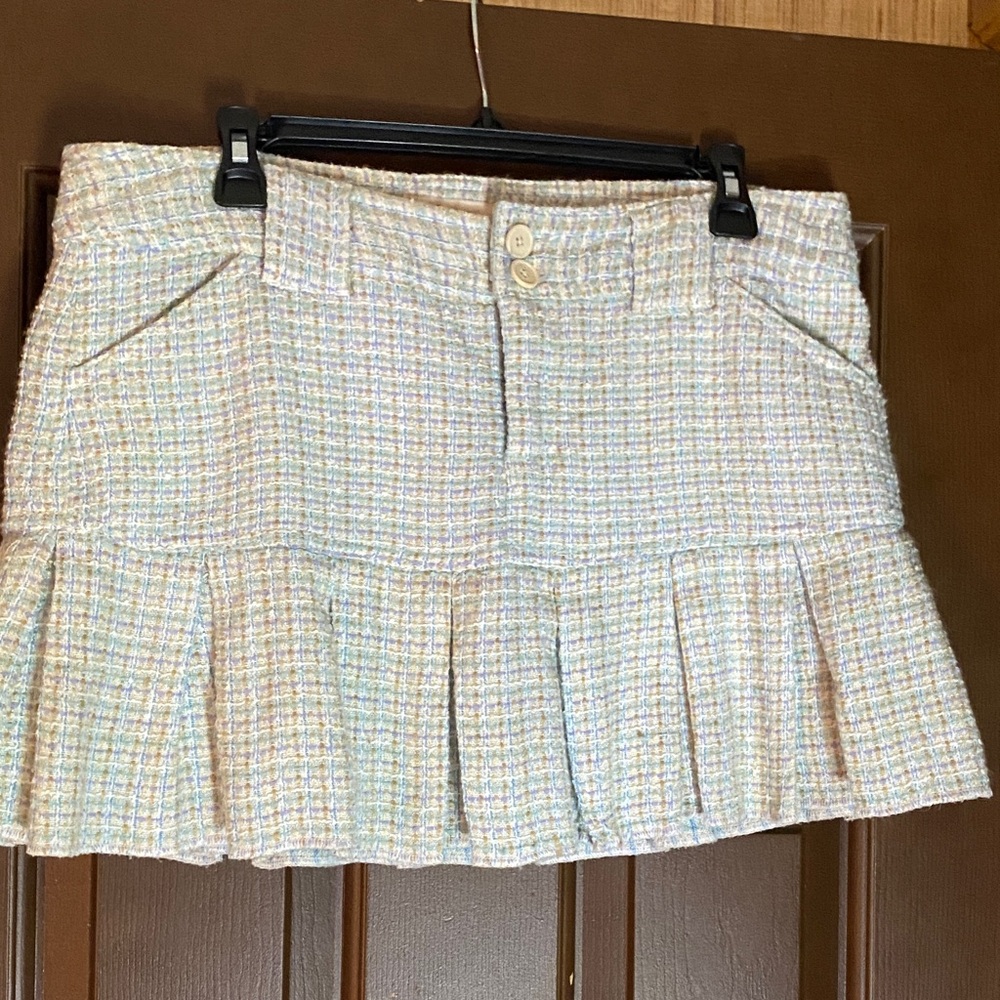 Aeropostale Multicolor Tweed Skirt- Size 9/10 - In Excellent Condition